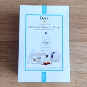 Dove Limited Edition Nourishing Beauty Gift Set with Exfoliating Body Polish NIB